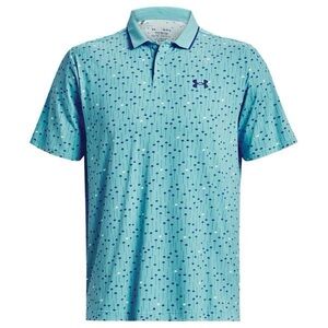 Under Armour Gents Iso-Chill Edge Polo Shirt Glacier Blue